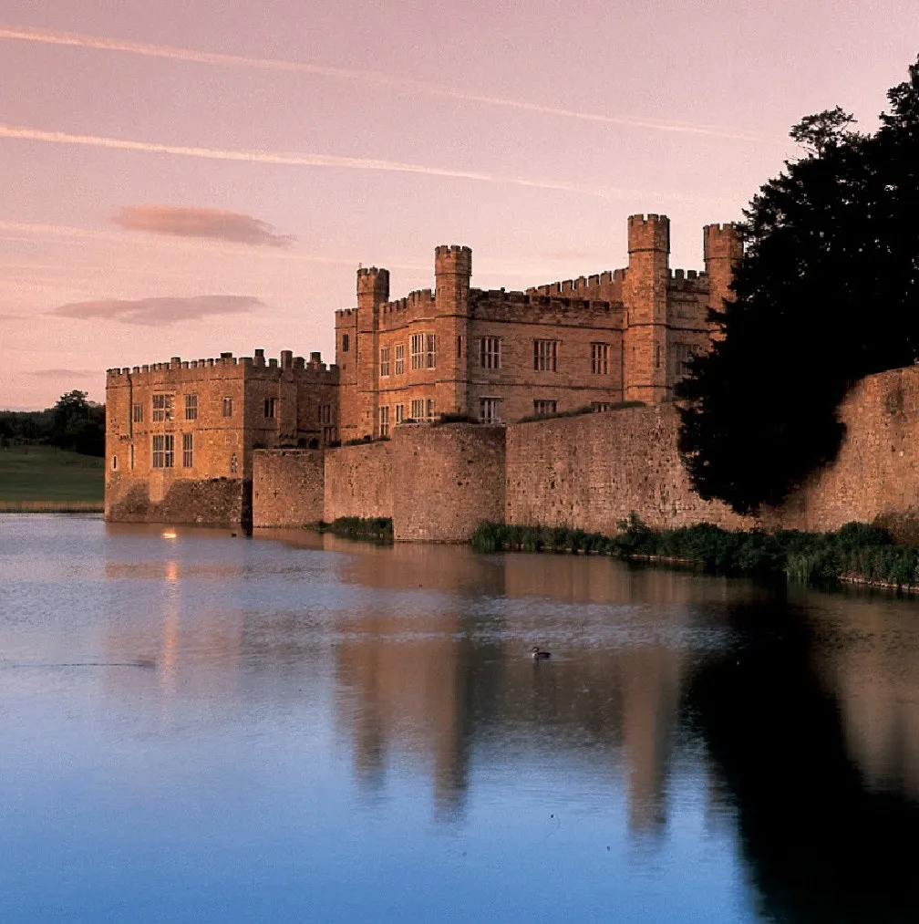 Leeds Castle is also in Kent and has beautiful gardens