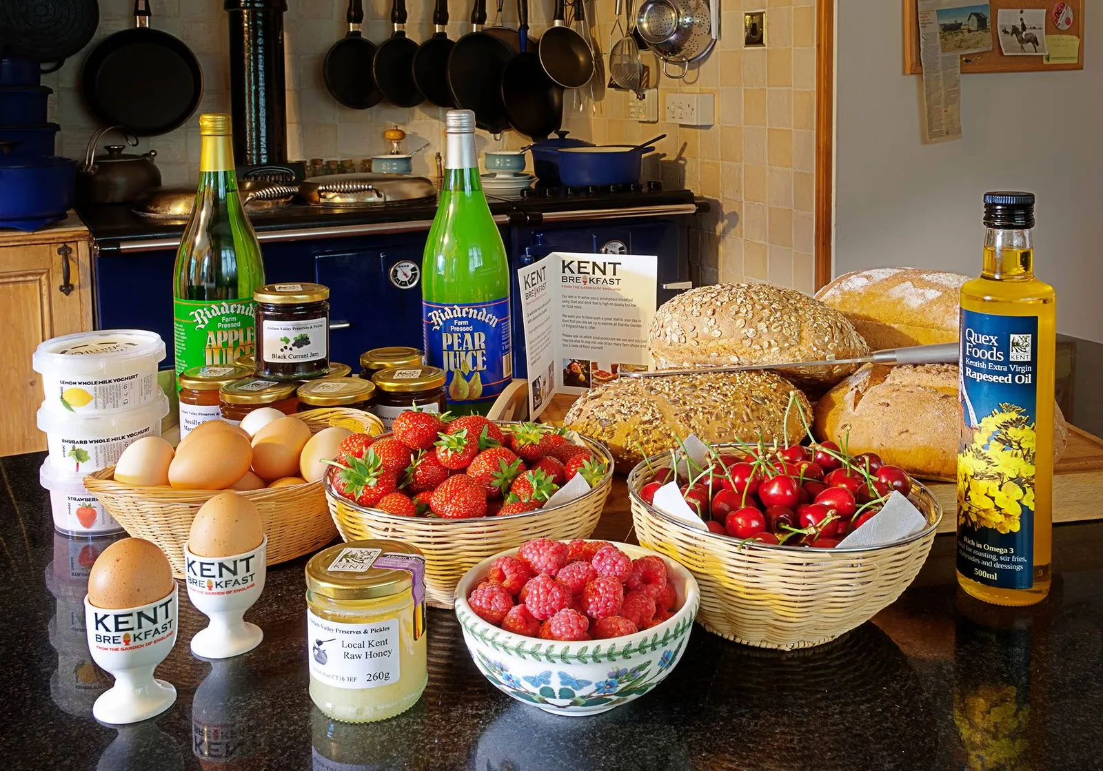 Breakfast and snacks food